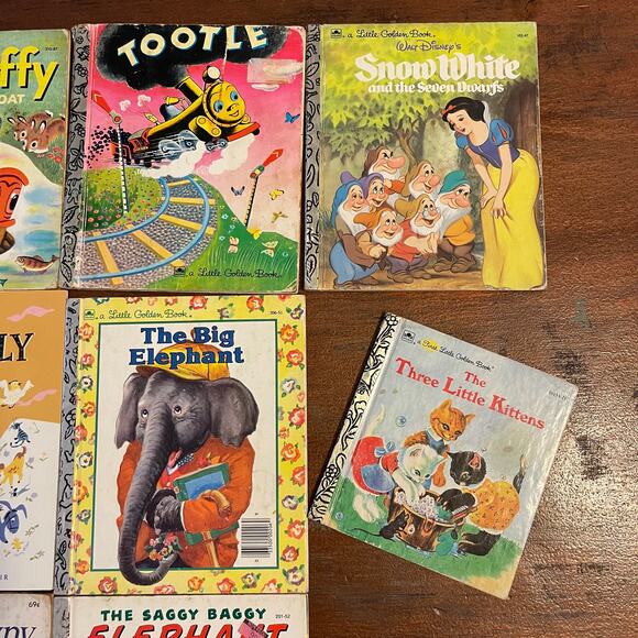 A Little Golden Book Collection Mixed Lot of 11 Books Lion Elephant Puppy - Picture 3 of 8